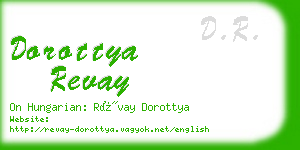 dorottya revay business card